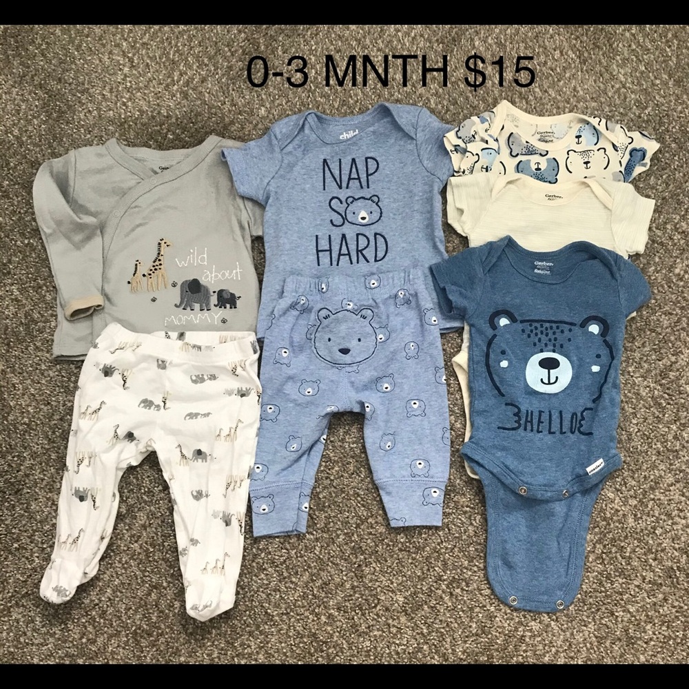 Baby boy clothes bundle